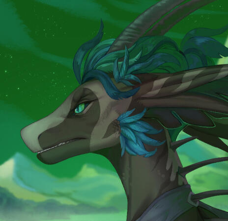 A proud, fierce dragon